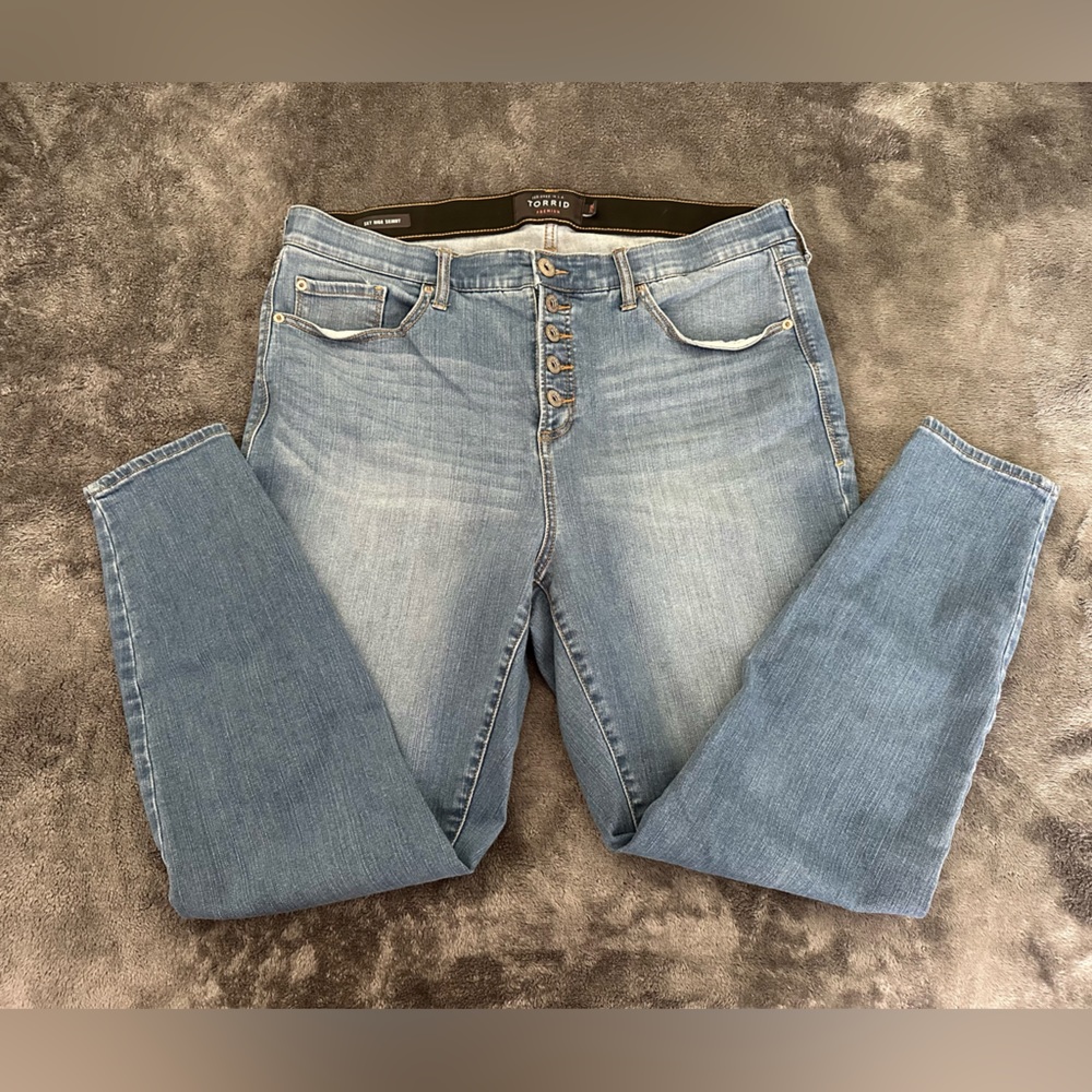 Torrid size 20, premium five button jean